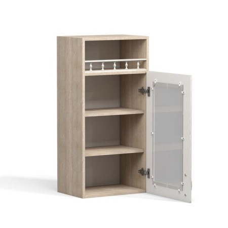 Acadity cabinet with a shelf Angelica 450x300x920 Dub milk/ash-1