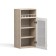 Acadity cabinet with a shelf Angelica 450x300x920 Dub milk/ash
