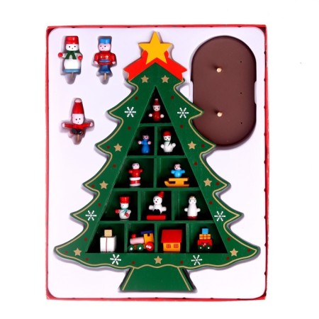 New Year. Souvenir "Christmas tree with cells for gifts", 26 × 30 cm-9