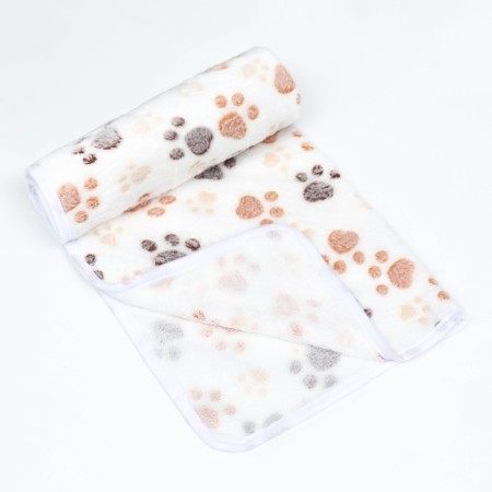 Animal blanket "With Love", 76 x 52 cm, white-2