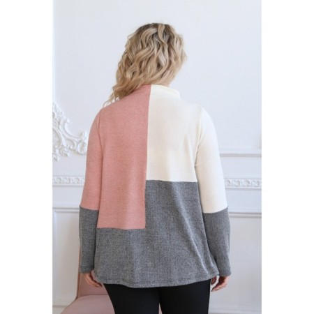 Female jumper, size 56, beige color-1