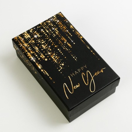 Gift box "Golden Year", 14 x 8.4 x 4.5 cm, New Year-3