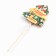 Lolling on a stick on the substrate "Happy New Year"