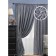 Set of curtains on the braid Domino, size 400x270 cm, tulle - 450x270 cm
