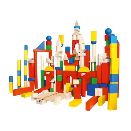 Wooden designer "Colorful castle"-18