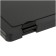 A4, 230 x 305 x 23 mm folder, black metallic