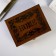 Casket wood for jewelry "Home" brown 7x17x21 cm