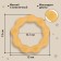 Silicone rejector "ring", yellow color, mum & baby