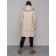 Coat insulated winter female, size 50, beige color