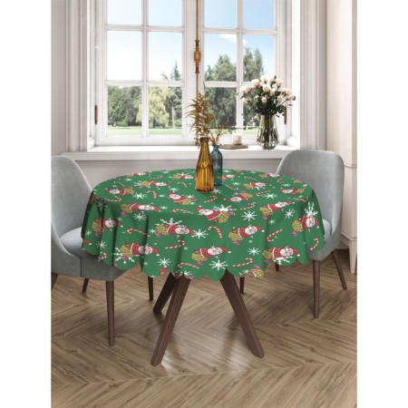 The tablecloth “Santa Klaus in a dream”, round, Saten, d = 150 cm-2