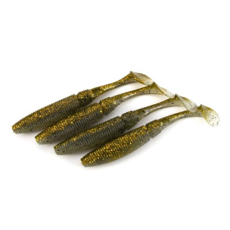 The Yaman Pro Springy Shad vibro -heb, 15.2 cm, color #45. Packaging 4 pcs.-2