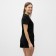 Homemade female set (T -shirt, shorts), black color, size 48