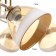 Adelela chandelier 5he27 40W white-gold 65x65x26 cm Bayerlux