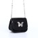 Female bag on a magnet, black color