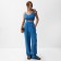 Women's trousers, free cut MIST MUSLIN size XS, col. blue