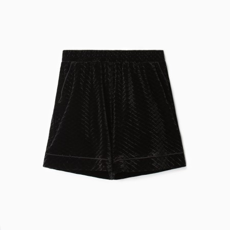 Women's shorts KAFTAN "velvet" p. 50, black-6