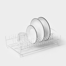 Dishes for dishes with a pallet 39 × 25 × 12 cm, white color