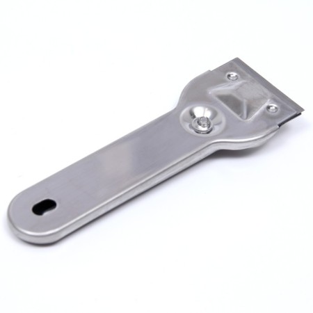 Scraper for glass ceramics, metal-1