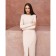 Women's dress Midy Mist, size 50, beige color