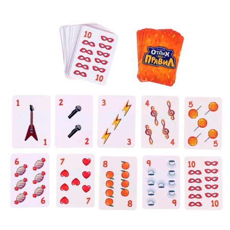 Board game "Rest without rules", 2-4 players, 7+-12