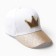 Cap for girls Minaku "Crown" Color White, Rr. 52