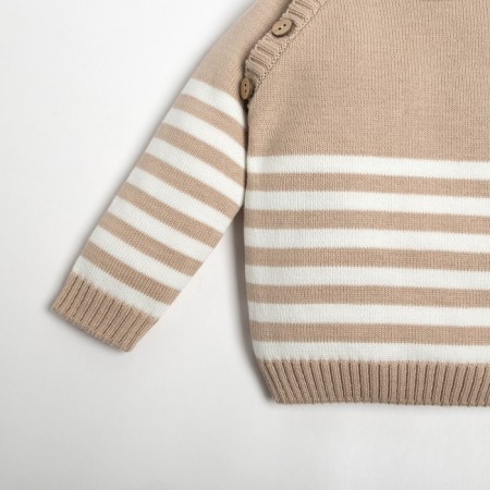 Knitted crumb set "Trendy" height 80-86 cm, beige color-3