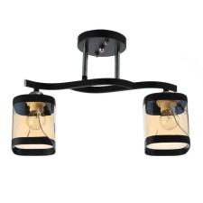 Chandelier 1080/2BK 40W E27 Black 40x14x27 cm Bayerlux