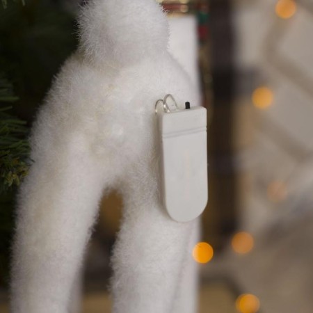 LED figure "Deer" 16 × 30 × 9 cm, phlock, batteries CR2032x2 (not in the kit), glow warm white-3