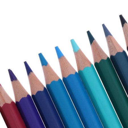Pencils of 12 colors "Marine landscape", PVC-2