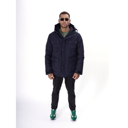 Ski jacket men's, size 52, the color is dark blue-17