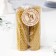 A set of candles from honey wax, 12 cm, 2 pcs