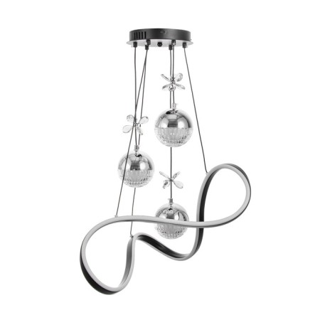 Lamp with PDD "Fiora" LED 140W 3000-6000K Black 49x49x15-115 cm-5