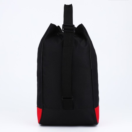The backpack of the school Torba “everything will come true”, 45x20x25, the cord on the screed, red/black-4