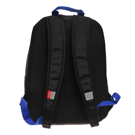 Youth backpack, 38 x 29 x 16 cm, Grizzly 351, ergonomic back, black/blue RB-351-1_3-4
