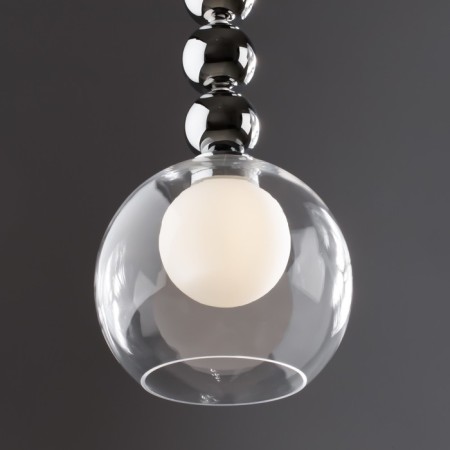 Suspended lamp Freya Fr5220PL-01CH3 FOCUS, 200x200x1740 mm, G9, 1x25W, chromium color-2