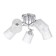 Ceiling chandelier "Amis" E27 5x40W chrome 52x52x22cm