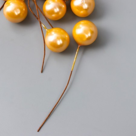 Decor for creativity "The almond pearl ball" d = 1.5 cm set 20 pcs 6x1.5x1.5 cm