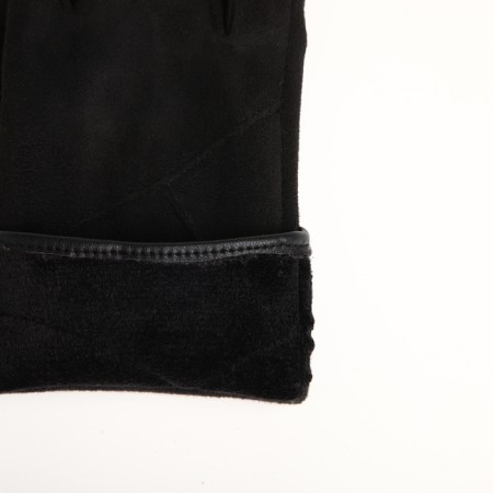 Gloves are female, dimensionless, without insulation, black color-3