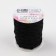 Decorative braid "Blutter", 5 mm × 27 m ± 1 m, black color No. 39
