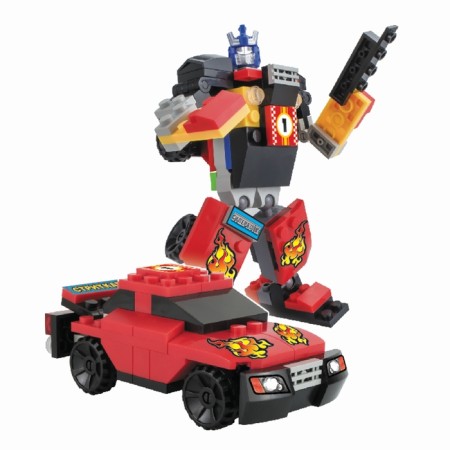 Constructor-transformer "Krasbot", 82 details, color mix-2