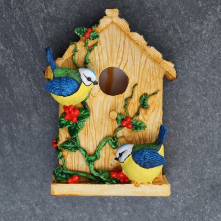 Garden figure "Birdland with a bird" 21x16x12cm-2