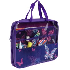 Labor folder A4, 335 x 260 x 60 mm, with handles of textiles, PVC, with a filling of 13 objects, calligrata, PTR-111, 