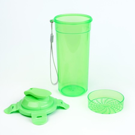 Shaker, 500 ml, with sieve, 21 x 8.5 cm, mix-1