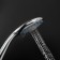 Showing watering can Zein Z0401, 4 modes, medium, d = 95 mm, plastic, chromium color