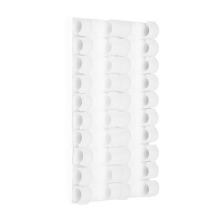 Holder self -adhesive for wires and garlands of tundra, 20 pcs, white color-6
