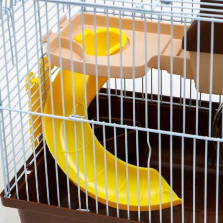 A cage for rodents "Pigger", equipped, 27 x 21 x 26 cm, brown-4