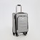 Small suitcase 20 "on lightning, code castle, with extension, color gray color