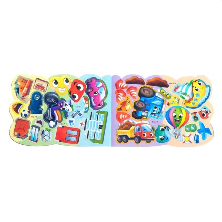 Stickers reusable set "for boys" No. 2, 3 pcs. 12 p.-4