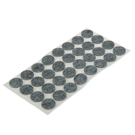 Furniture tundra, d = 19 mm, round, gray, 32 pcs.