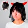 Carnival wig "Burning Damn", 110 g